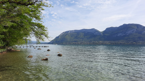 S&eacute;cheresse du lac d'Annecy : Les bateaux contraints de rester &agrave; quai