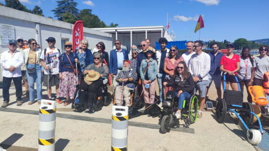 Annecy : Ouverture d'une première plage inclusive