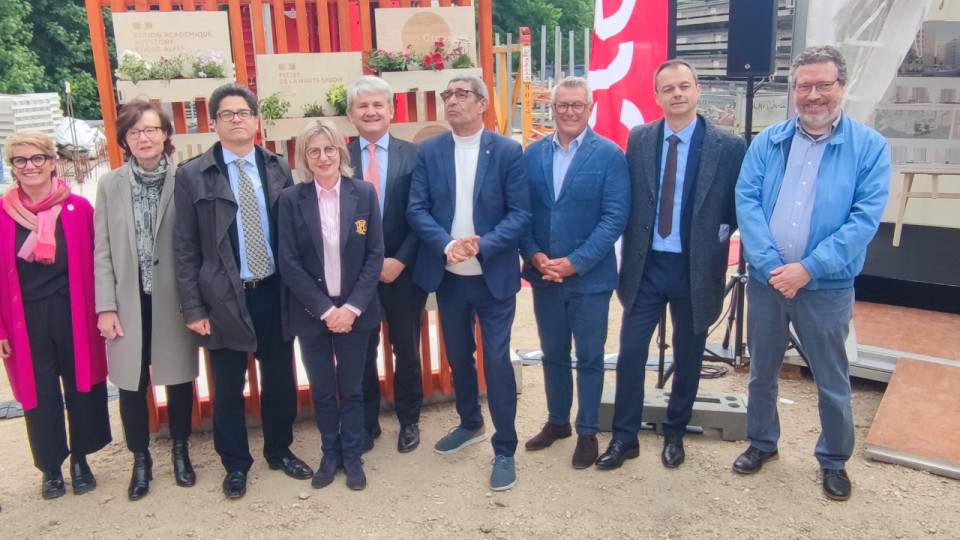 Annecy : Lancement officiel des travaux de la future r&eacute;sidence &eacute;tudiante