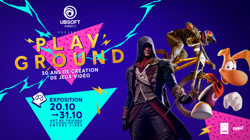 Ubisoft Annecy f&ecirc;te ses 30 ans avec l'exposition in&eacute;dite &laquo; PLAYGROUND &raquo;